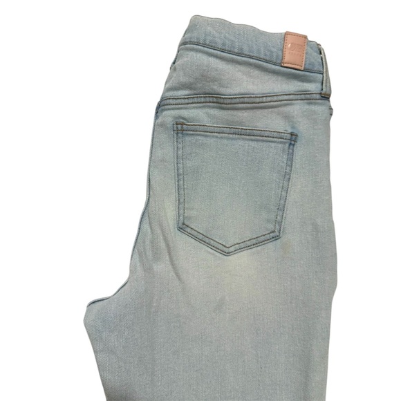 CP Jeans Light Blue High Waisted Straight Women's Jeans Sz 3/26 Button Fly - Picture 3 of 11